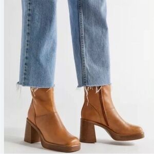 Steve Madden Fantsie Boots, brown leather